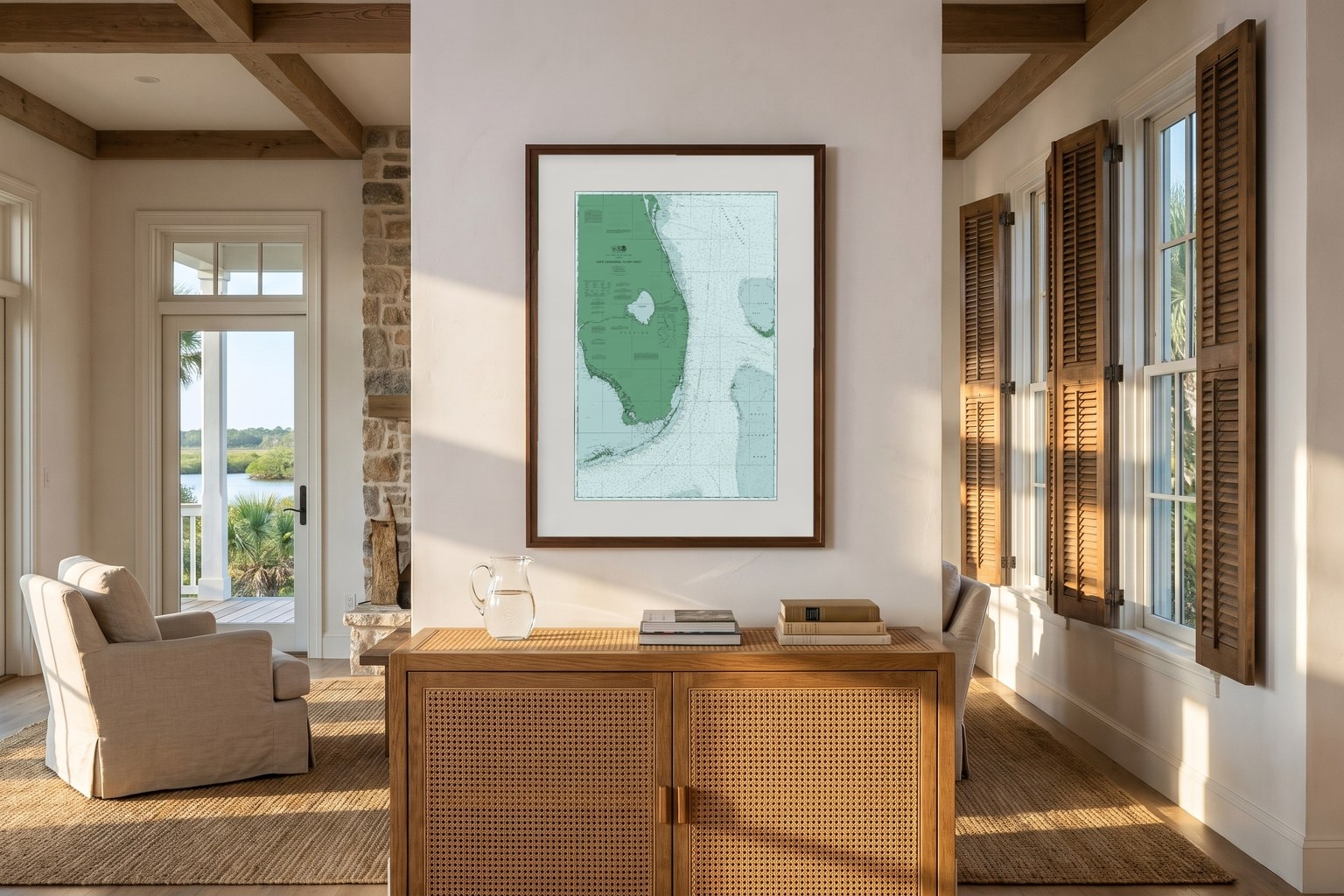 Cape Canaveral to Key West nautical chart