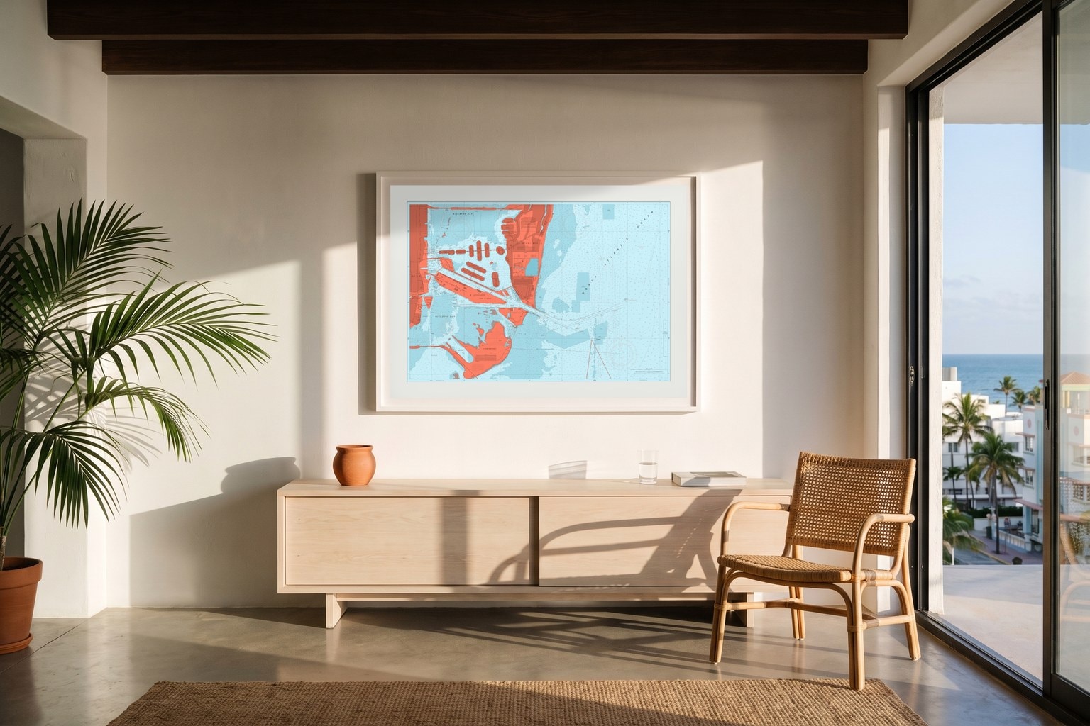 Miami Beach nautical chart