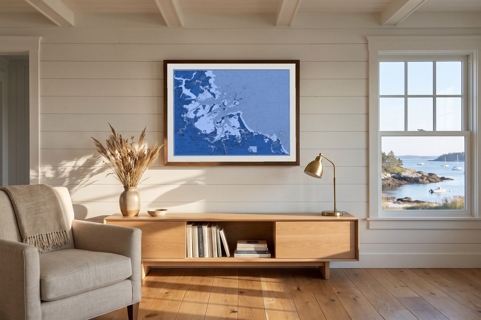 Boston Harbor nautical chart